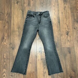 LOFT The Slim Flare Black jeans